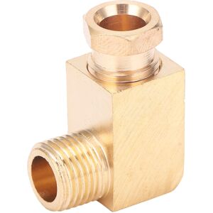 Unbranded Oil Pipe Fitting Elbow Brass Rectangular Block Unbranded Oil Pipe Fitting Elbow Brass Rectangular Block