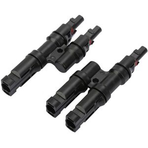 Unbranded 1 Pair T Type Branch Solar Panel Adapter 2 in 1 Unbranded 1 Pair T Type Branch Solar Panel Adapter 2 in 1