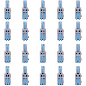 Unbranded 20Pcs Quick Terminal Block 1 in 2 out Wire Unbranded 20Pcs Quick Terminal Block 1 in 2 out Wire