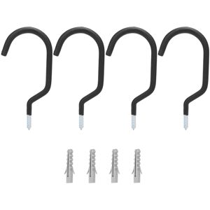 Unbranded 4pcs Metal Bike Wall Mount Storage Holders Garage Unbranded 4pcs Metal Bike Wall Mount Storage Holders Garage