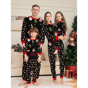 Gaatpot (Picture color, Dad S) Christmas parent-child pajamas set family wear for boys a Gaatpot (Picture color, Dad S) Christmas parent-child pajamas set family wear for boys a