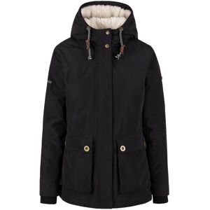 (6, Black) Trespass Womens Waterproof Hooded Jacket Token (6, Black) Trespass Womens Waterproof Hooded Jacket Token