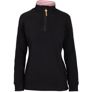(12, Black) Trespass Womens Fleece Top - Big Heart (12, Black) Trespass Womens Fleece Top - Big Heart