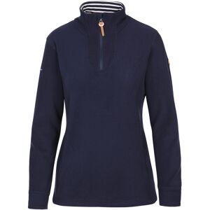 (10, Navy) Trespass Womens Fleece 1/2 Zip Pullover Big Heart (10, Navy) Trespass Womens Fleece 1/2 Zip Pullover Big Heart
