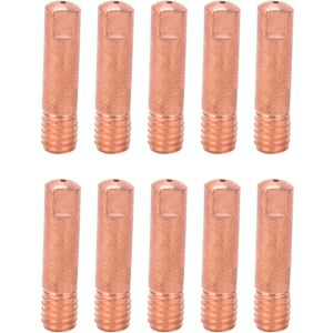 Unbranded 10Pcs Contact Tips M6 Conductive Nozzle Copper Unbranded 10Pcs Contact Tips M6 Conductive Nozzle Copper