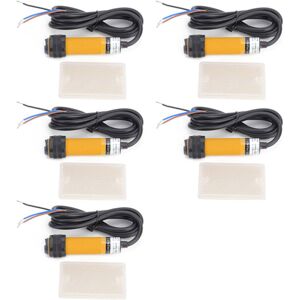 Unbranded 5 Pairs JYIO Reflective Photoelectric Switch Unbranded 5 Pairs JYIO Reflective Photoelectric Switch