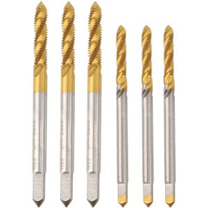 Unbranded 3Sets Spiral Fluted Tap Hand Tool Hardware Unbranded 3Sets Spiral Fluted Tap Hand Tool Hardware