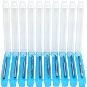 Unbranded 10Pcs Tap Drill Straight Flute High Speed Steel Unbranded 10Pcs Tap Drill Straight Flute High Speed Steel
