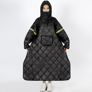 Unbranded (black)Cycling Blanket Hoodie with Reflective Strips Adjustable Men Women Waterp Unbranded (black)Cycling Blanket Hoodie with Reflective Strips Adjustable Men Women Waterp