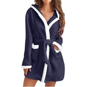 Unbranded Womens Fuzzy Robes Hooded Short Robe Fall Winte Mid Length Bathrobe Belted Soft Unbranded Womens Fuzzy Robes Hooded Short Robe Fall Winte Mid Length Bathrobe Belted Soft