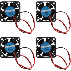 Unbranded 4Pcs Cooling Fan Heat Dissipation with Oil Shaft Unbranded 4Pcs Cooling Fan Heat Dissipation with Oil Shaft