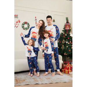 Gaatpot (Picture color, Dad 2XL) Christmas parent-child home wear set autumn and winter Gaatpot (Picture color, Dad 2XL) Christmas parent-child home wear set autumn and winter