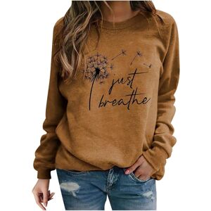 Unbranded (3XL, 001* Khaki) Women's Sweatshirts UK Clearance Ladies Jumpers Dandelion Prin Unbranded (3XL, 001* Khaki) Women's Sweatshirts UK Clearance Ladies Jumpers Dandelion Prin