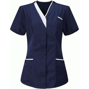Unbranded (XL, 001* Navy) Women Tops Working Uniform Blouses V-Neck Short Sleeve T-Shirts Unbranded (XL, 001* Navy) Women Tops Working Uniform Blouses V-Neck Short Sleeve T-Shirts