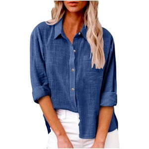 Unbranded (4XL, 1 Dark Blue) Womens Tops Clearance Womens Button Down Shirt Casual Cotton Unbranded (4XL, 1 Dark Blue) Womens Tops Clearance Womens Button Down Shirt Casual Cotton