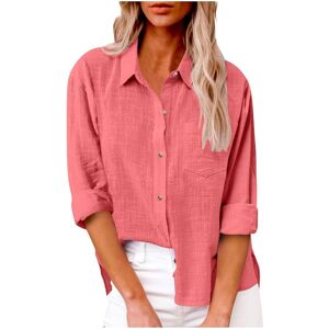 Unbranded (XXL, 6 Red) Womens Tops Clearance Womens Button Down Shirt Casual Cotton Linen Unbranded (XXL, 6 Red) Womens Tops Clearance Womens Button Down Shirt Casual Cotton Linen