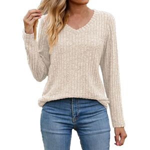 Unbranded (8, 001* Beige) Jumpers for Women UK Clearance Ladies Tops Long Sleeve Shirts Wo Unbranded (8, 001* Beige) Jumpers for Women UK Clearance Ladies Tops Long Sleeve Shirts Wo