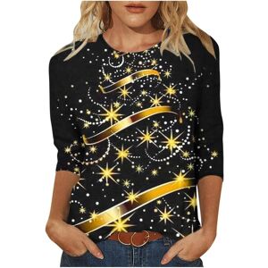 Unbranded (S, 013 Gold) Christmas Sweatshirts for Women UK Ladies Tops Christmas Tree Elk Unbranded (S, 013 Gold) Christmas Sweatshirts for Women UK Ladies Tops Christmas Tree Elk
