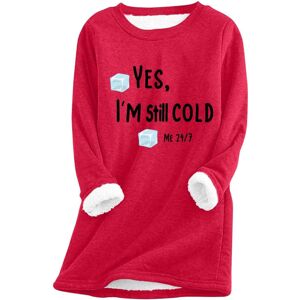 Unbranded (5XL, 002* Red) Yes I'm Still Cold Sweatshirts for Women UK Ladies Tops Winter W Unbranded (5XL, 002* Red) Yes I'm Still Cold Sweatshirts for Women UK Ladies Tops Winter W
