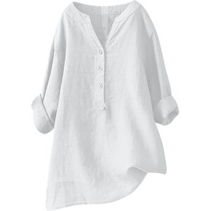 Unbranded (M, 4 White) Summer Tops for Women UK Clearance Casual Button Down Cotton Linen Unbranded (M, 4 White) Summer Tops for Women UK Clearance Casual Button Down Cotton Linen