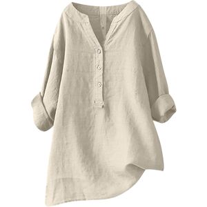 Unbranded (XXL, 3 Beige) Summer Tops for Women UK Clearance Casual Button Down Cotton Line Unbranded (XXL, 3 Beige) Summer Tops for Women UK Clearance Casual Button Down Cotton Line
