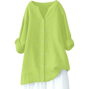 Unbranded (8, 009* Army Green) Womens Button Down Shirts Cotton Linen Casual Long Sleeve T Unbranded (8, 009* Army Green) Womens Button Down Shirts Cotton Linen Casual Long Sleeve T