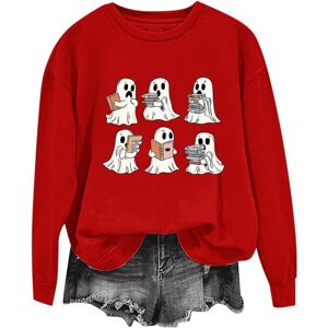 Unbranded (XL, 003* Red) Halloween Sweatshirts for Women UK Ladies Tops Funny Graphic Over Unbranded (XL, 003* Red) Halloween Sweatshirts for Women UK Ladies Tops Funny Graphic Over