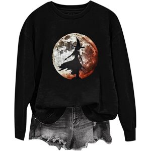 Unbranded (XL, 009* Black) Halloween Sweatshirts for Women UK Ladies Tops Funny Graphic Ov Unbranded (XL, 009* Black) Halloween Sweatshirts for Women UK Ladies Tops Funny Graphic Ov