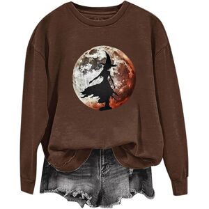 Unbranded (XL, 009* Brown) Halloween Sweatshirts for Women UK Ladies Tops Funny Graphic Ov Unbranded (XL, 009* Brown) Halloween Sweatshirts for Women UK Ladies Tops Funny Graphic Ov