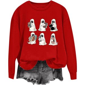 Unbranded (M, 004* Red) Halloween Sweatshirts for Women UK Ladies Tops Funny Graphic Overs Unbranded (M, 004* Red) Halloween Sweatshirts for Women UK Ladies Tops Funny Graphic Overs