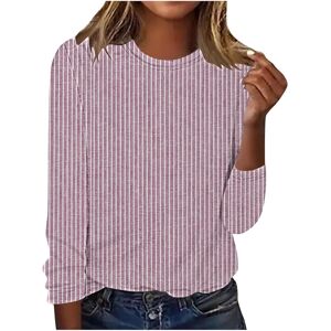 Unbranded (L, 002* Pink) Womens Tops Long Sleeve T Shirts Casual Crew Neck Tunic Tops to w Unbranded (L, 002* Pink) Womens Tops Long Sleeve T Shirts Casual Crew Neck Tunic Tops to w