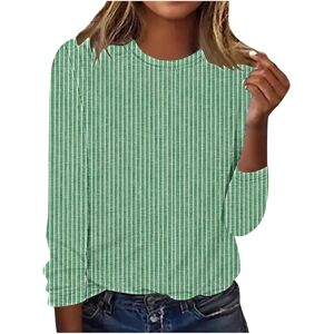 Unbranded (S, 003* Green) Womens Tops Long Sleeve T Shirts Casual Crew Neck Tunic Tops to Unbranded (S, 003* Green) Womens Tops Long Sleeve T Shirts Casual Crew Neck Tunic Tops to