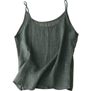 Unbranded (22, 004* Army Green) Camisole Tops for Women Cotton Linen Vest Tops Summer Tank Unbranded (22, 004* Army Green) Camisole Tops for Women Cotton Linen Vest Tops Summer Tank