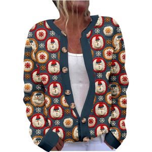 Unbranded (XL, 006* Multicolor) Christmas Cardigans for Women UK Ugly Christmas Sweaters P Unbranded (XL, 006* Multicolor) Christmas Cardigans for Women UK Ugly Christmas Sweaters P