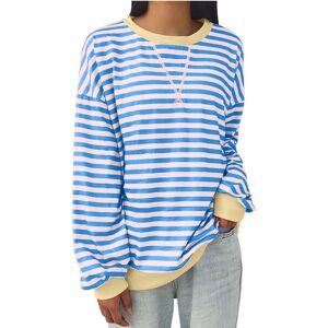 Unbranded (5XL, 01 Light Blue) Oversized Sweatshirts for Women UK Ladies Tops Striped Swea Unbranded (5XL, 01 Light Blue) Oversized Sweatshirts for Women UK Ladies Tops Striped Swea