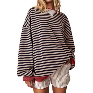 Unbranded (5XL, 06 Black) Oversized Sweatshirts for Women UK Ladies Tops Striped Sweatshir Unbranded (5XL, 06 Black) Oversized Sweatshirts for Women UK Ladies Tops Striped Sweatshir
