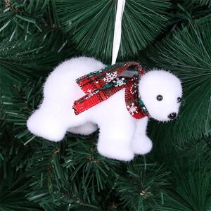 Unbranded (B) White Bear Pendant Christmas Tree Ornaments - Christmas Decorations & Home O Unbranded (B) White Bear Pendant Christmas Tree Ornaments - Christmas Decorations & Home O
