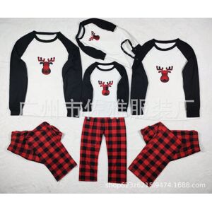 Gaatpot (picture, Tong 6) 2025 Set Cartoon Elk Home Clothes Pajamas Christmas Parent-Chi Gaatpot (picture, Tong 6) 2025 Set Cartoon Elk Home Clothes Pajamas Christmas Parent-Chi