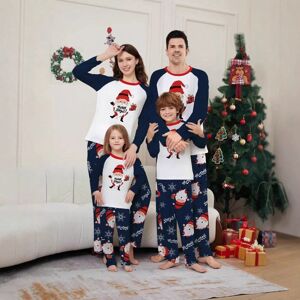Gaatpot (Picture color, Dad 4XL) White beard Santa Claus parent-child pajamas home cloth Gaatpot (Picture color, Dad 4XL) White beard Santa Claus parent-child pajamas home cloth
