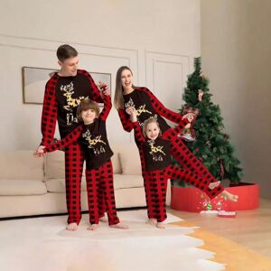 Gaatpot (Picture color, Child 4) Deer Halloween home clothes two-piece Christmas parent- Gaatpot (Picture color, Child 4) Deer Halloween home clothes two-piece Christmas parent-