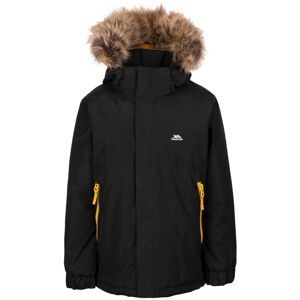 (7-8 Years, Black) Trespass Kids Waterproof Padded Jacket Hood Wyald (7-8 Years, Black) Trespass Kids Waterproof Padded Jacket Hood Wyald