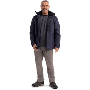 (XXXL, Navy Marl) Trespass Men's Waterproof Jacket - Fyfinn (XXXL, Navy Marl) Trespass Men's Waterproof Jacket - Fyfinn