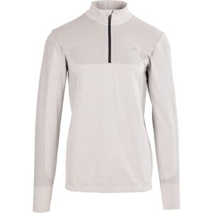 (M, Platinum Marl) Trespass Mens 1/2 Zip Long Sleeve Top Timso (M, Platinum Marl) Trespass Mens 1/2 Zip Long Sleeve Top Timso