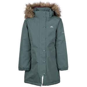 (7-8 Years, Spruce Green) Trespass Womans Waterproof Jacket Hooded Astound (7-8 Years, Spruce Green) Trespass Womans Waterproof Jacket Hooded Astound