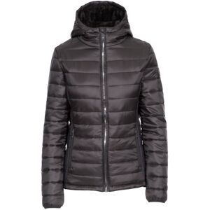 (10, Black) Trespass Womens Padded Jacket Hooded Valerie (10, Black) Trespass Womens Padded Jacket Hooded Valerie
