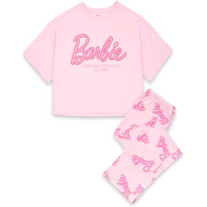 Barbie Short Sleeve Long Leg Pyjama Set (Womens Pink) Barbie Short Sleeve Long Leg Pyjama Set (Womens Pink)