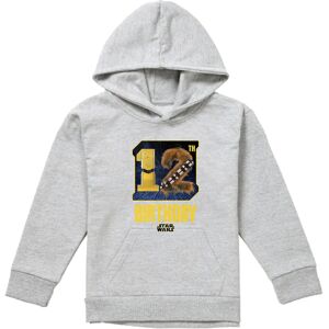 (7-8 Years, Athletic Heather) Star Wars Childrens/Kids C3PO Chewbacca 12th Birth (7-8 Years, Athletic Heather) Star Wars Childrens/Kids C3PO Chewbacca 12th Birth