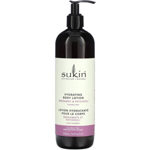Sukin, Hydrating Body Lotion, Bergamot & Patchouli, 16.9 fl oz (500 ml) Sukin, Hydrating Body Lotion, Bergamot & Patchouli, 16.9 fl oz (500 ml)