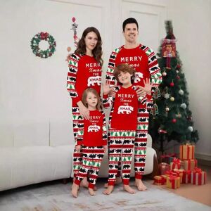 Gaatpot (Picture color, Mom 3XL) Parent-child home clothes Christmas men's and women's c Gaatpot (Picture color, Mom 3XL) Parent-child home clothes Christmas men's and women's c