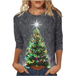 Unbranded (M, 008 Gray) Christmas Tops for Women UK Ladies Christmas Jumpers Xmas Tree Gra Unbranded (M, 008 Gray) Christmas Tops for Women UK Ladies Christmas Jumpers Xmas Tree Gra
